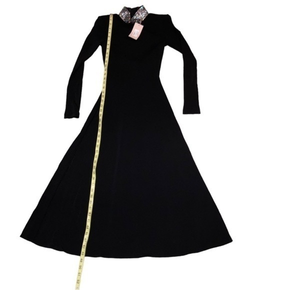 Christopher Kane black ribbed jersey dress with crystals NEW nwt made in Italy - Picture 8 of 13